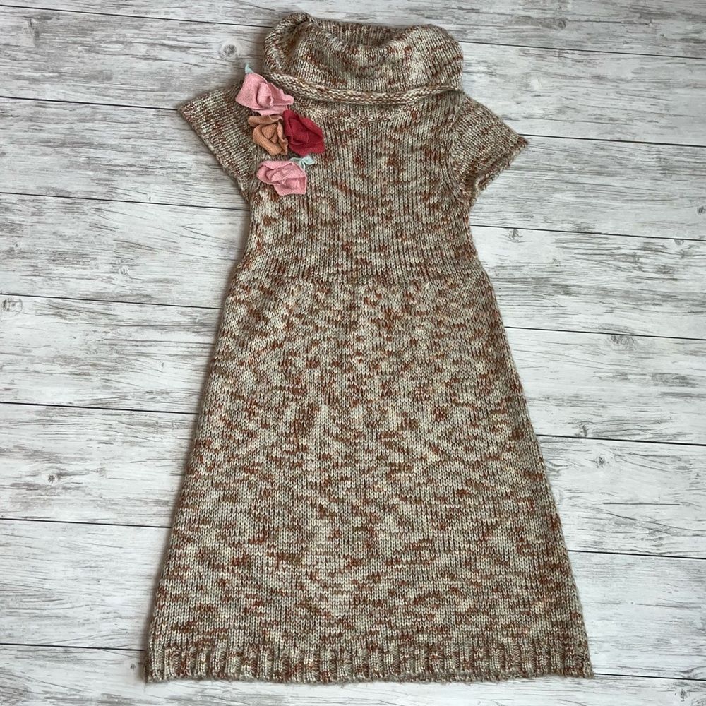 Judith March Tan Sweater Dress Size Small